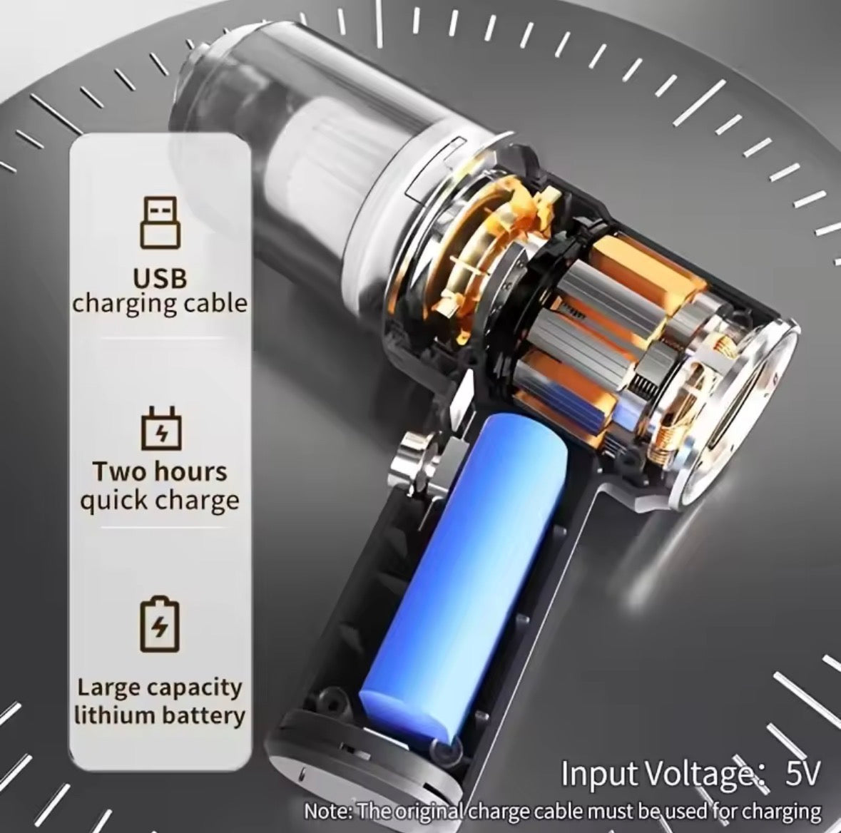 690000 Pa kabelloser Auto-Staubsauger, 2 Stunden Schnellladung, Nass- und Trockenreiniger mit doppeltem Verwendungszweck, kabelloser Handstaubsauger mit hoher Leistung 2026